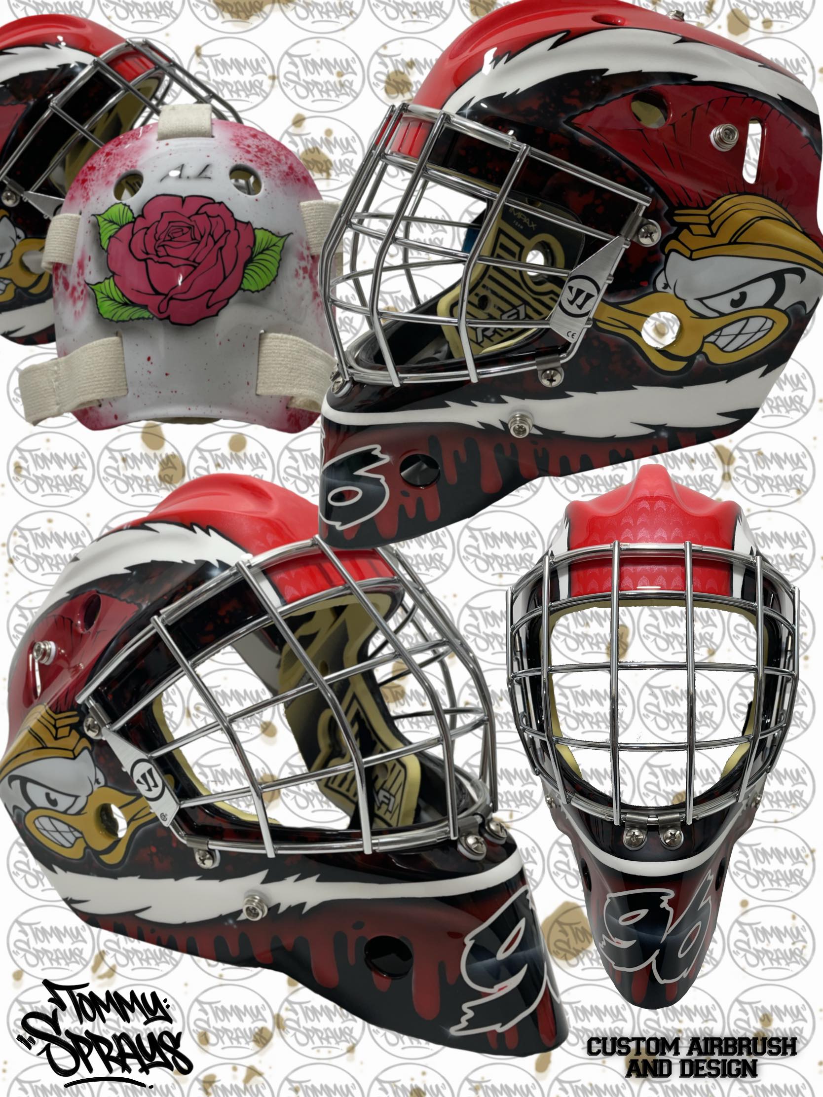 Custom Goalie Mask Art